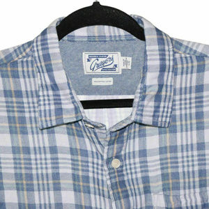 Grayers Large Blue Green White Plaid